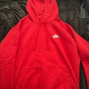 Nike Men's Bold Red Hoodie